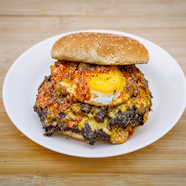Huevos Rancheros Burger.